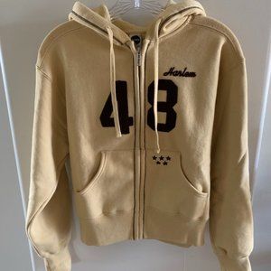 Blue Marlin "Harlem" Yellow Hoodie / Sweatshirt Size S